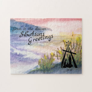 Nativity SEAsons Greetings Jigsaw Puzzle