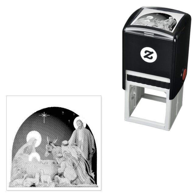 Nativity Self-inking Stamp (In Situ)