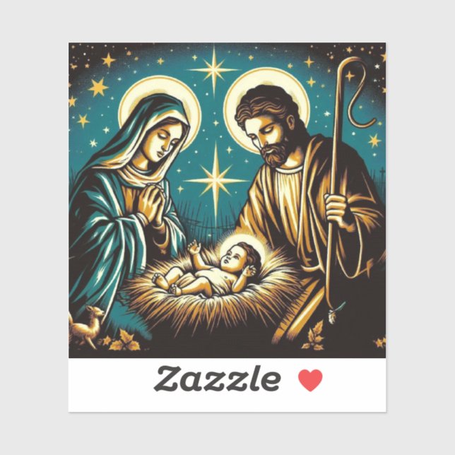 Nativity Sticker (Sheet)