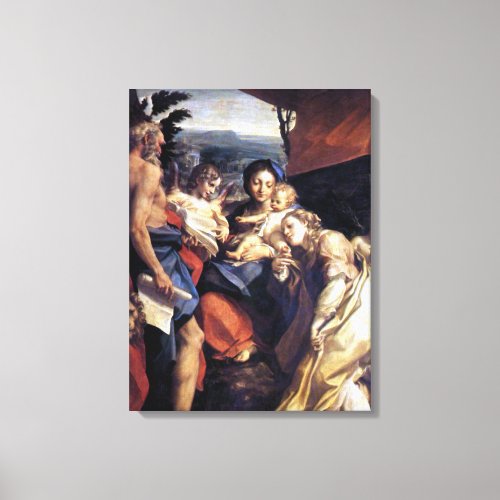 Nativity _ The Day _ Correggio _ Renaissance Canvas Print