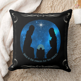 Nativity Throw Pillow