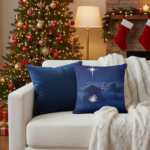 Nativity Throw Pillow