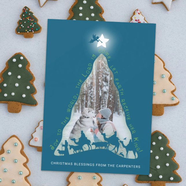 Nativity Tree Photo Card (Creator Uploaded)