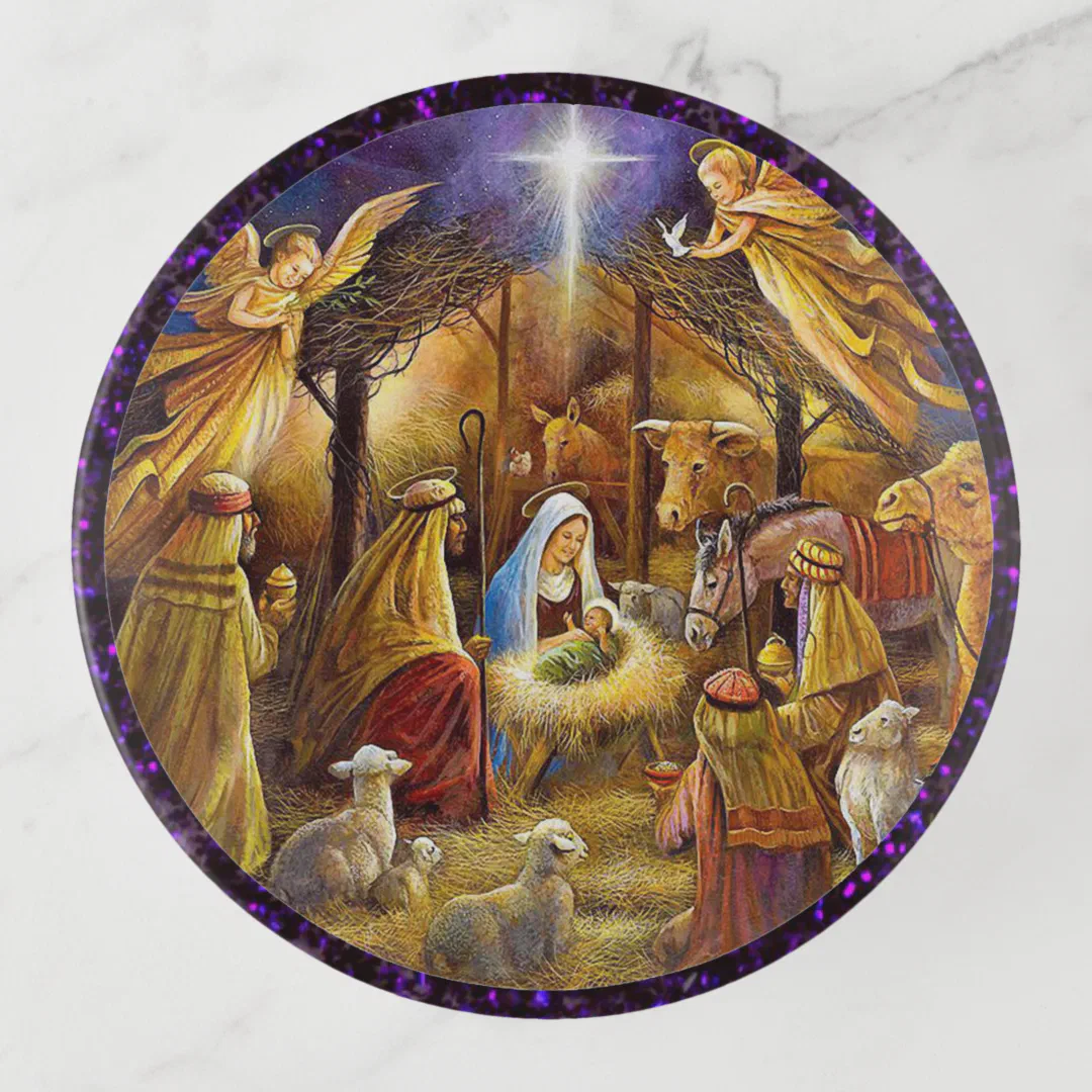 Nativity Trinket Tray (Front)