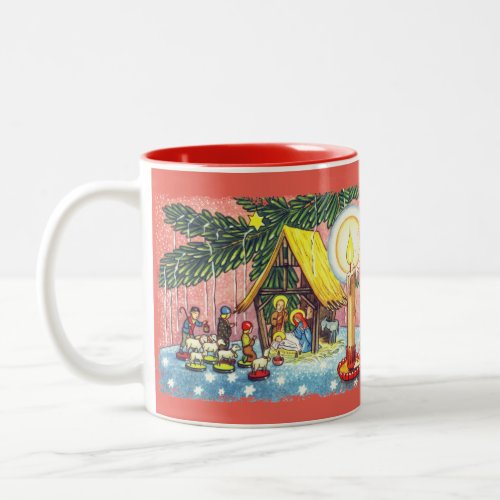 Nativity Under the Christmas Tree Mug