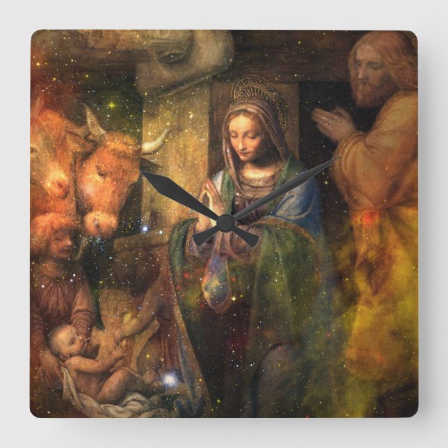 Nativity Wall Clock (Front)