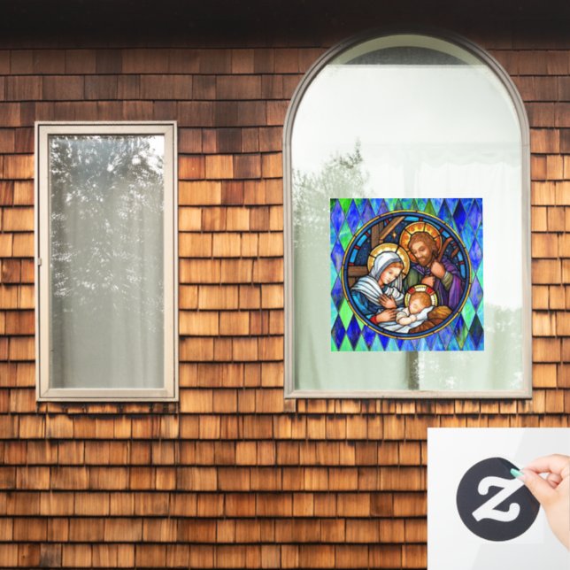Nativity Window Cling (Home Window)