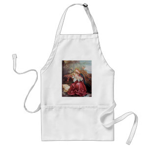 NATIVITY WITH ANGELS - MAGIC OF CHRISTMAS ADULT APRON