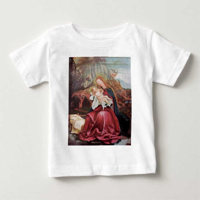 NATIVITY WITH ANGELS - MAGIC OF CHRISTMAS BABY T-Shirt (Front)