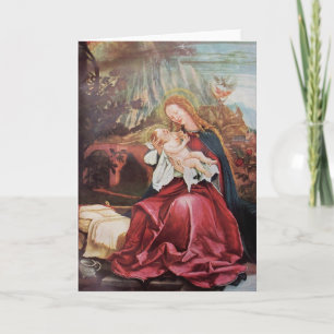 NATIVITY WITH ANGELS - MAGIC OF CHRISTMAS HOLIDAY CARD