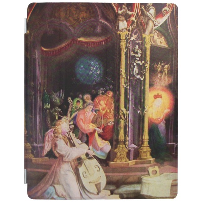 NATIVITY WITH ANGELS - MAGIC OF CHRISTMAS iPad SMART COVER (Front)