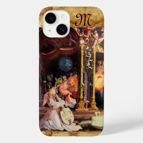 NATIVITY WITH ANGELS _ MAGIC OF CHRISTMAS monogram Case_Mate iPhone 14 Case
