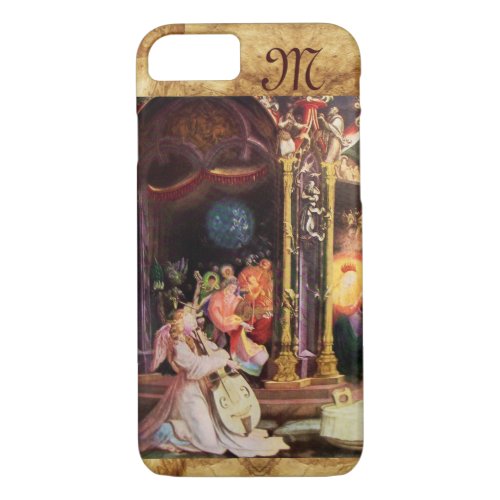 NATIVITY WITH ANGELS _ MAGIC OF CHRISTMAS monogram iPhone 87 Case