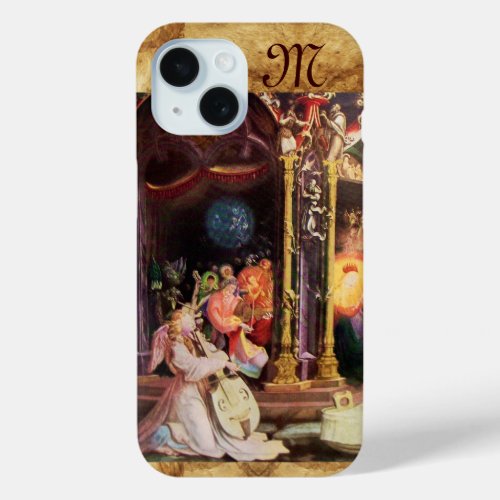 NATIVITY WITH ANGELS _ MAGIC OF CHRISTMAS monogram iPhone 15 Case