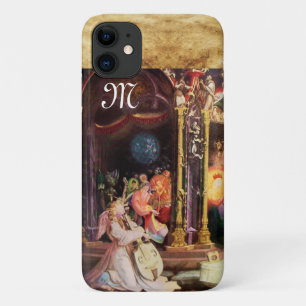 NATIVITY WITH ANGELS - MAGIC OF CHRISTMAS monogram iPhone 11 Case
