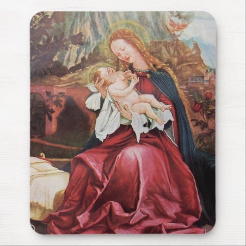 NATIVITY WITH ANGELS _ MAGIC OF CHRISTMAS MOUSE PAD