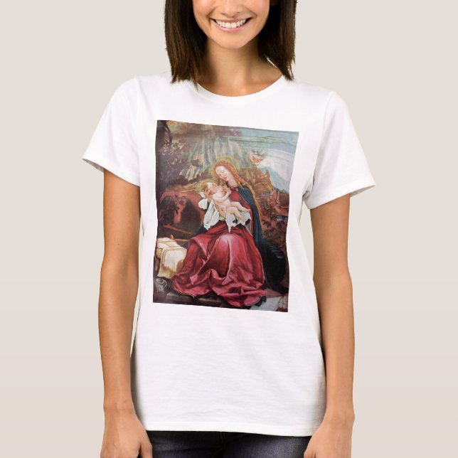 NATIVITY WITH ANGELS - MAGIC OF CHRISTMAS T-Shirt (Front)