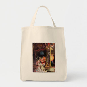 NATIVITY WITH ANGELS - MAGIC OF CHRISTMAS TOTE BAG