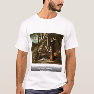 Nativity With St. Elizabeth And John The Baptist T-Shirt
