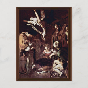 Nativity With St. Lawrence And St. Francis By Mich Postcard