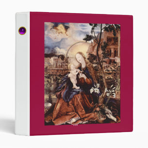 NATIVITY WITH WHITE LILLES - MAGIC OF CHRISTMAS 3 RING BINDER