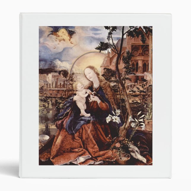 NATIVITY WITH WHITE LILLES - MAGIC OF CHRISTMAS 3 RING BINDER (Front)