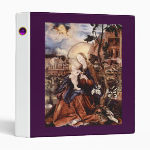 NATIVITY WITH WHITE LILLES - MAGIC OF CHRISTMAS 3 RING BINDER