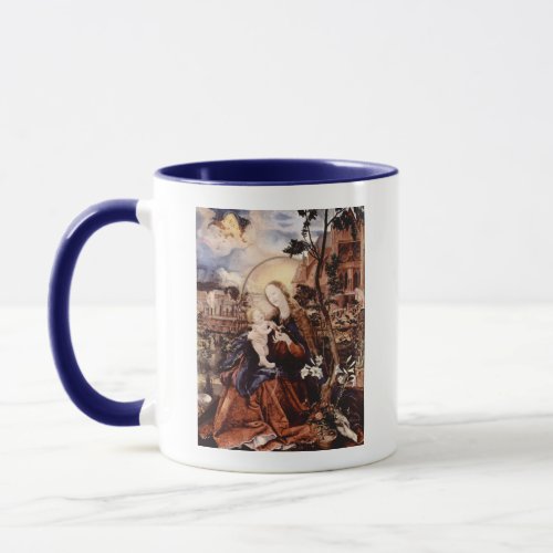 NATIVITY WITH WHITE LILLES _ MAGIC OF CHRISTMAS MUG