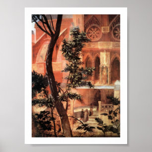 NATIVITY WITH WHITE LILLES - MAGIC OF CHRISTMAS POSTER