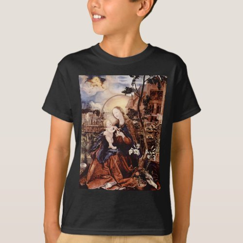 NATIVITY WITH WHITE LILLES _ MAGIC OF CHRISTMAS T_Shirt