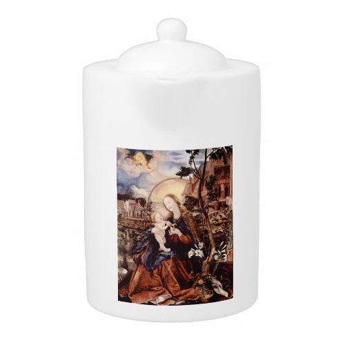 NATIVITY WITH WHITE LILLES _ MAGIC OF CHRISTMAS TEAPOT