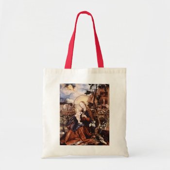 Nativity With White Lilles   Magic Of Christmas  Tote Bag by AiLartworks at Zazzle