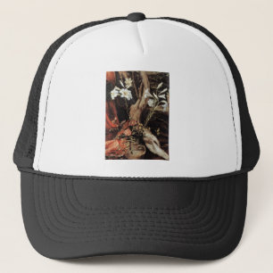NATIVITY WITH WHITE LILLES - MAGIC OF CHRISTMAS TRUCKER HAT