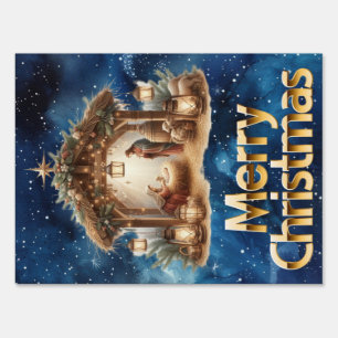 Nativity Yard Sign