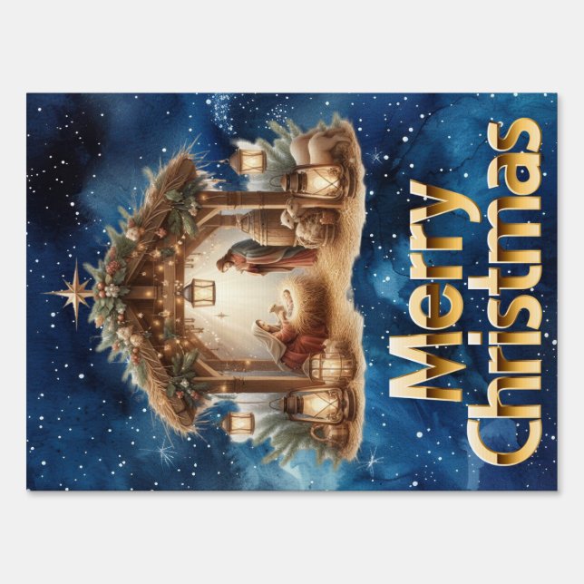 Nativity Yard Sign (Front)