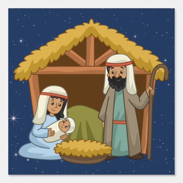 Nativity Yard Sign (Back)