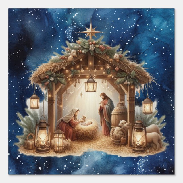 Nativity Yard Sign (Front)