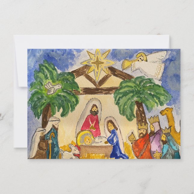 NativityFlat Note Card (Front)