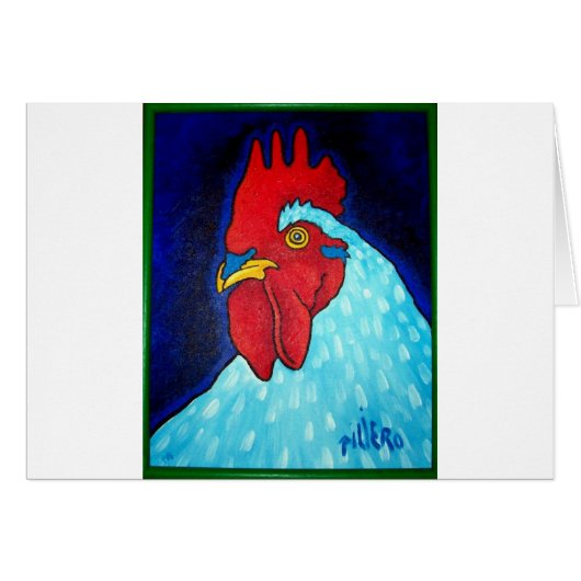 Natley's Rooster by Piliero Cards (Front Horizontal)