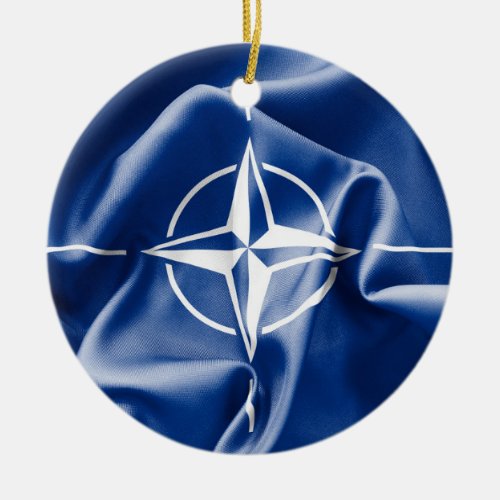 NATO Flag Christmas Ornament