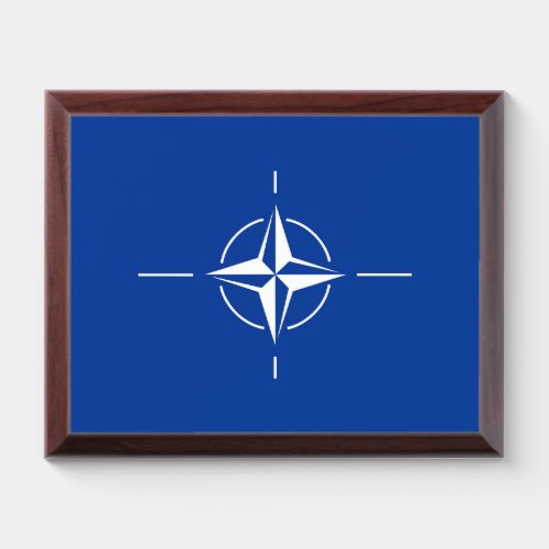nato flag North Atlantic Treaty Organization Allia Award Plaque