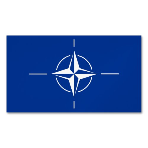 nato flag North Atlantic Treaty Organization Allia Business Card Magnet
