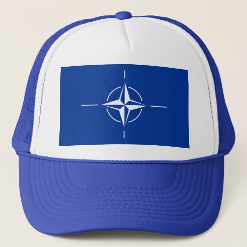 nato flag North Atlantic Treaty Organization Allia Trucker Hat