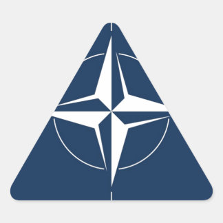 NATO Flag Triangle Sticker