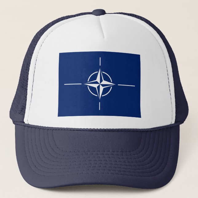 NATO Flag Trucker Hat (Front)