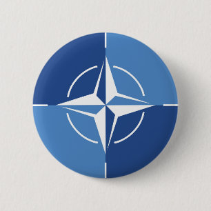 NATO ONAT flag symbol North Atlantic Treaty Organi Button