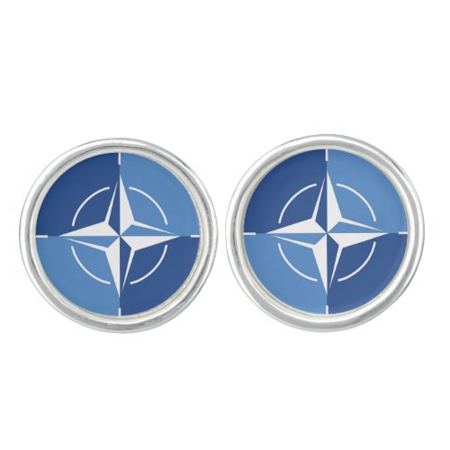 NATO ONAT flag symbol North Atlantic Treaty Organi Cufflinks