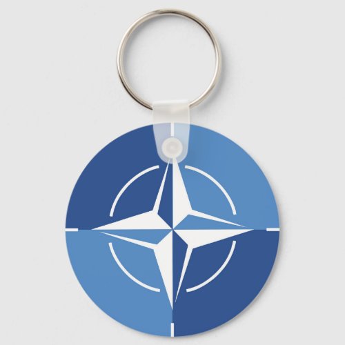 NATO ONAT flag symbol North Atlantic Treaty Organi Keychain