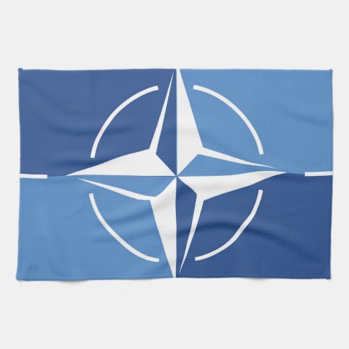 NATO ONAT flag symbol North Atlantic Treaty Organi Kitchen Towel