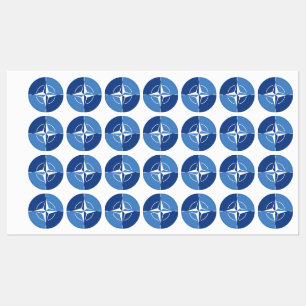 NATO ONAT flag symbol North Atlantic Treaty Organi Labels